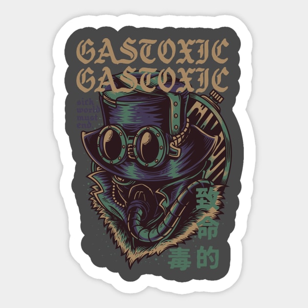 Gastoxic Sticker by globalstar1983